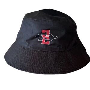 SDSU San Diego State Aztecs Red & black reversible Bucket Hat